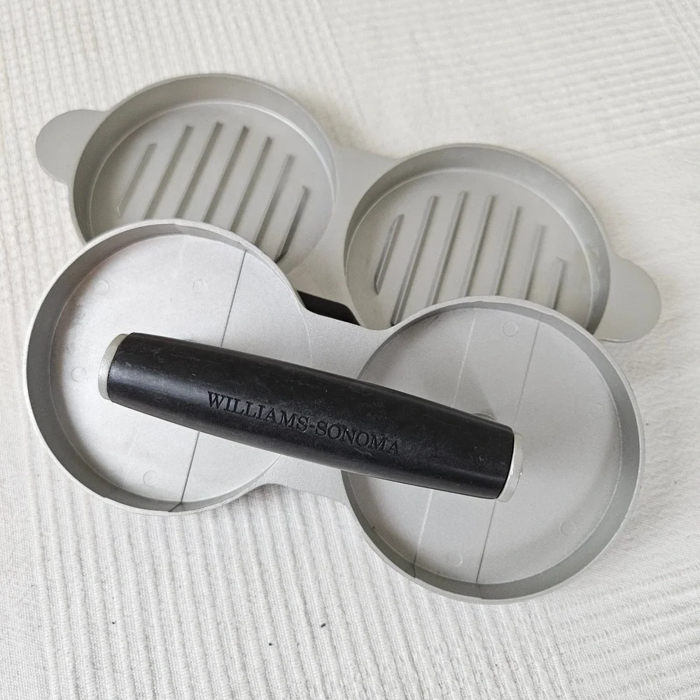 Williams Sonoma Double Hamburger Patty Burger Press